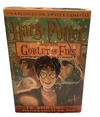 HARRY POTTER & THE GOBLET OF FIRE 12 CASSETTE TAPE AUDIO BOOK Unused • $8
