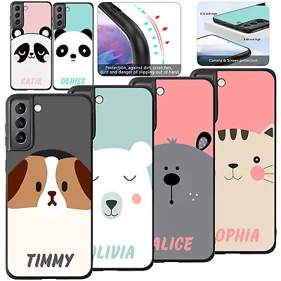 Funny Animal Personalised Case For Samsung Galaxy A14 A04S A53 Phone Soft Cover • £4.90