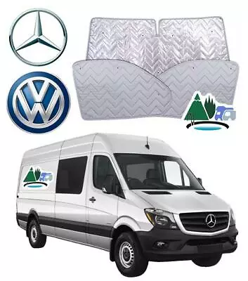 Mercedes Sprinter Vw Crafter Foil Thermal Window Covers/heat Reflector 2006+ • $1351.34