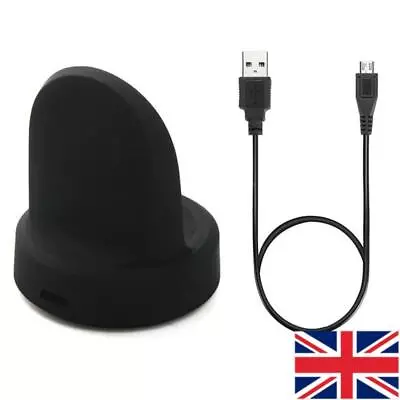 For Samsung Galaxy Watch Gear S2/S3 Wireless USB Charger Charging Dock 42mm/46mm • £7.78