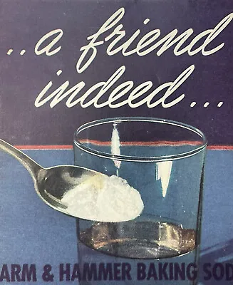 Vintage A Friend Indeed 1941 Arm & Hammer Baking Soda Advertisement Recipe Book • $2