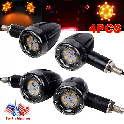 4PCS Motorcycle LED Turn Signal Blinker Lights For Harley Sportster XL 1200 883 • $16.95