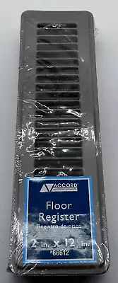 Accord Ventilation Durable Heavy Steel Brown Floor Register Vent Duct 2  X 12  • $9.90