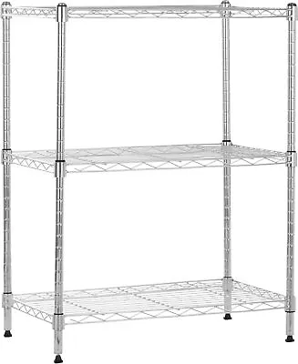 3-Shelf Heavy Duty Storage Shelving Unit Steel Organizer Wire Rack • $31.99