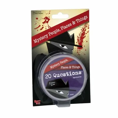 20 Questions Mystery Tin - Game Gift Present Christmas Kids Puzzle Quiz • £4.99