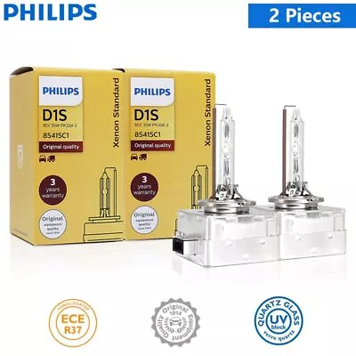 2pcs Philips D1S D2S D2R D3S D4S D5S HID Xenon Standard Car Head Light 35W 4200K • $58.14