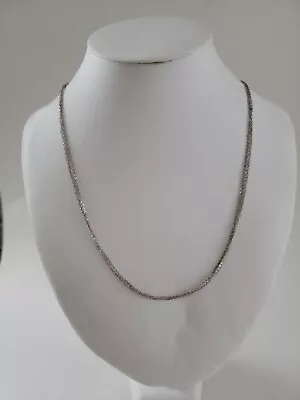 Vintage Sterling Silver Multi 4 Strand Chain 20  Necklace • $39.99