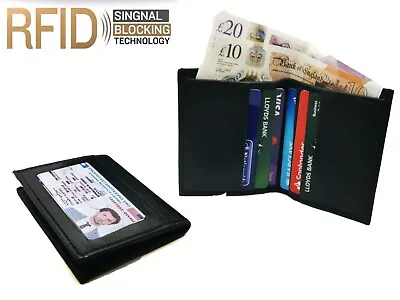 £4.99 • Buy Slim Minimalist Wallet, RFID Blocking Card Holder Card Cases With ID Window