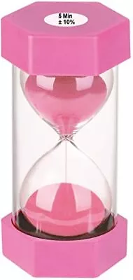 5 Minute Sand Timer Hourglass Colorful Sand Watch Lager Pink Sand Clock Re... • $17.24