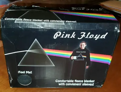 Pink Floyd - The Dark Side Of The Moon Fleece Throw Blanket With Sleeves • $38.95