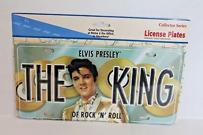 Elvis Presley THE KING Of Rock 'N Roll License Plate For Car Or Decorating NEW • $17.99