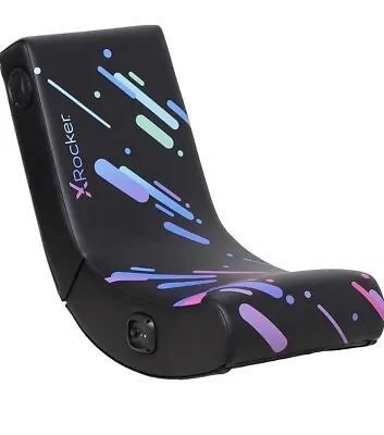 X Rocker Galaxy Printed PU Floor Gaming Chair Headrest Mounted Speakers 2.0 • $109.99