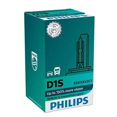 Philips X-tremeVision D1S Headlight 150% More Light Xenon Bulb 85415XV2C1 Single • $78.14