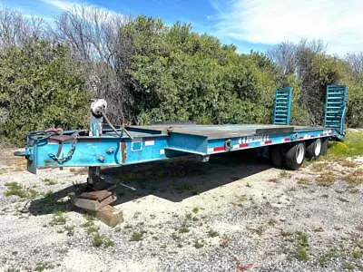 2007 Zieman 2725 SPL 25' Tandem Axle Heavy Duty Equipment Trailer Ramp Bidadoo • $1125