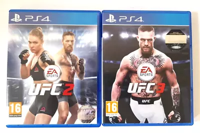 UFC 2 And UFC 3 Lot Of Two Classic UFC Games PS4 PlayStation Four EA Sports • £19.99