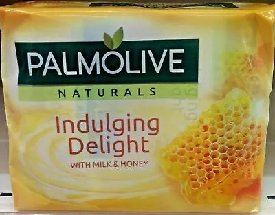 3 Soaps Palmolive Naturals Indulging Delight With Milk And Honey 90g Us • £10.09