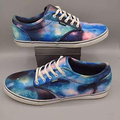 Vans Shoes Atwood Cosmic Galaxy Womens 9.5 Lace Up Canvas Casual Sneakers • $18.50