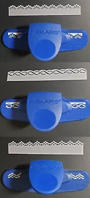Fiskars Border Punches X 3 - 1 X Lace 1 X Broderie Anglaise  1 X Scroll • £9.50
