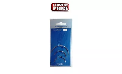 £1.79 • Buy Hand Sewing Curved Needles  3 Needles Per Card Repair Upholstery Craft