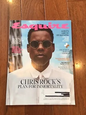 $7 • Buy Esquire Magazine Summer 2021  Chris Rock Untold Tupac Story