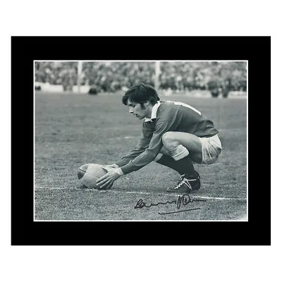 Signed Barry John Photo Display 12x10 - Wales Rugby Icon +COA • £149.99