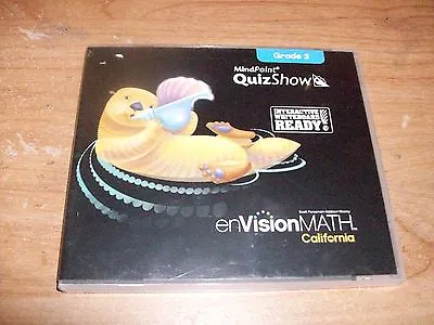 EnVision Math California Mind Point Quiz Show Grade 3 CD ROM WIN/MAC • $19.99
