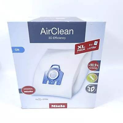Miele AirClean XL Pack 3D GN Vacuum Cleaner Bags Pack Of 8 • $29.99