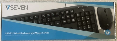 £9.99 • Buy V7 SEVEN USB/PS2  Wired Keyboard And Mouse Combo (Spanish Layout) CKU200 Spanish