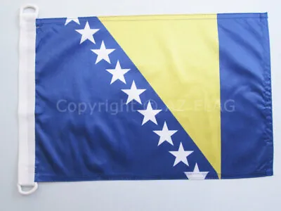 BOSNIA AND HERZEGOVINA NAUTICAL FLAG 18'' X 12'' - BOSNIAN HERZEGOVINIAN FLAGS 3 • $8.95