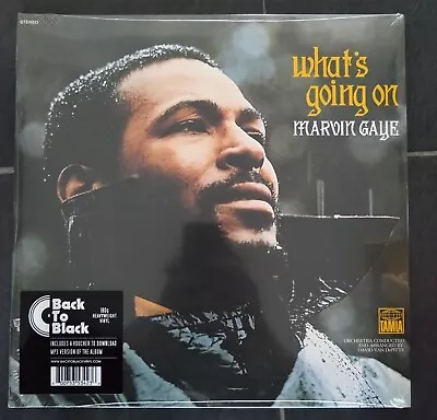 Marvin Gaye What's Going On Back To Black Vinyl LP New/Sealed • £24.99