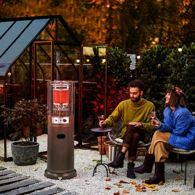 £111.99 • Buy 5-11kW Gas Patio Heater Outdoor Freestanding Propane Heater W/ Wheels, 137Hcm
