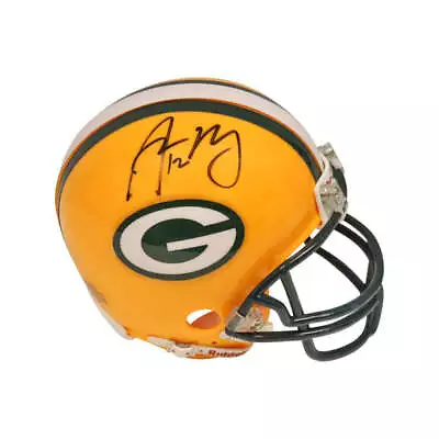 Aaron Rodgers Packers Autographed Riddell Mini Football Helmet (Radtke Holo) • $249.99