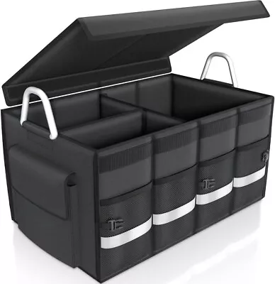 Car Boot Tidy Bag Storage Box Trunk Organiser Travel Holder Foldable Collapsible • $41.99