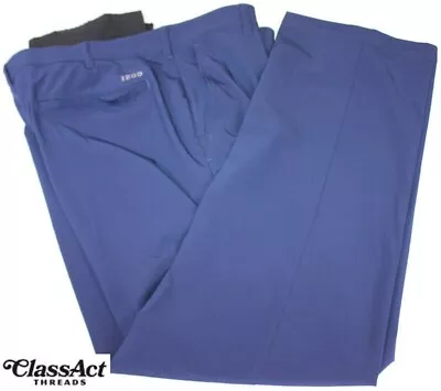 IZOD Golf Pants Men Navy Blue Stretch Polyester Blend Tag Sz 38 X 32 (39 X 32) • $13.60