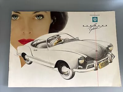 Volkswagen VW Karmann Ghia  OEM  Sales Brochure Instructions Repair Vintage Rare • $99.99