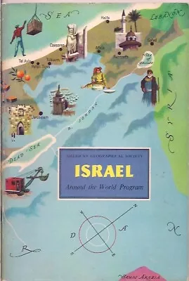 £6 • Buy American Geographical Society-ISRAEL-around The World Program-1965.