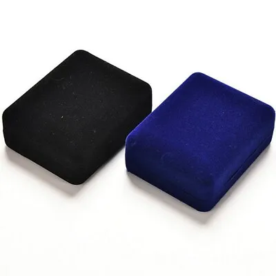 Velvet Jewelry Pendant Necklace Box Case Jewellery Display Gift Bracelet Storage • $12.91