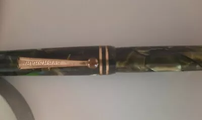 Vintage Wahl Eversharp 14k Flex Marble Fountain Pen • £225