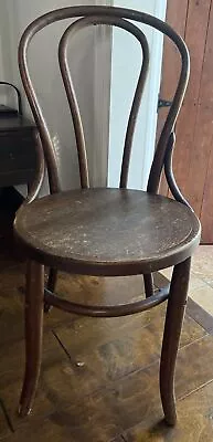 Vintage Rustic Bentwood Bistro Dining Chair Mid Century Modern Thonet Style (B) • $150