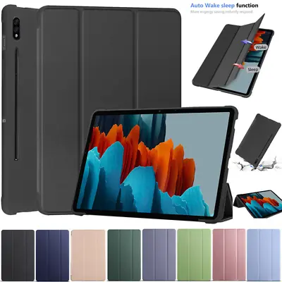 For Samsung Galaxy Tab S7 S8 T870 X700 11  Folio Leather Smart Stand Case Cover • $14.99