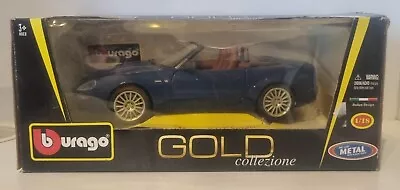 Burago 1:18 Maserati GT Spyder Gold Collection Boxed Diecast Model • $62.25