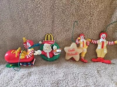 4 Vintage McDonald Christmas Ornaments • $39.99