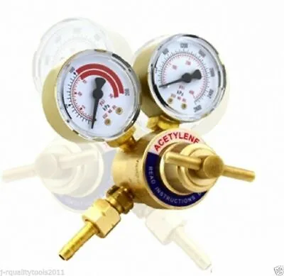 Dual Gauge ACETYLENE Solid Brass Regulator 4 Welding Victor Gas Torch Cutting • $25.95