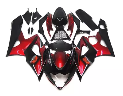 Red Black Fairings For Suzuki 2005 2006 GSXR1000 K5 05 06 Injection Body Frame • $402.95