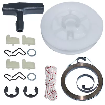 Recoil Starter Pulley Spring Grip Rope Pawl E-clip Kit For Stihl MS390 MS290 039 • $9.48