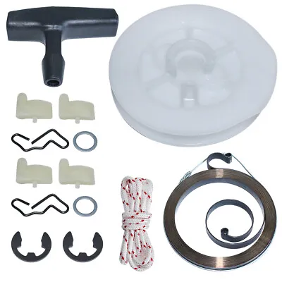 Recoil Starter Pulley Spring Grip Rope Pawl Kit For Stihl MS390 MS290 039 029 • $9.01