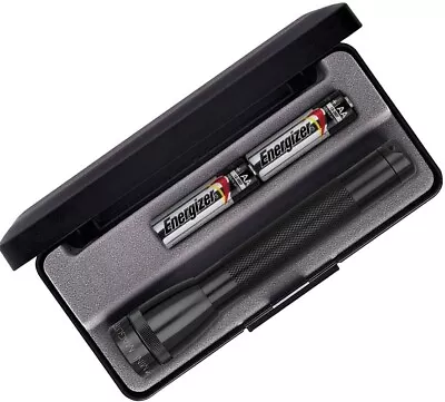 Mag-Lite Mini Maglite AA Black Aluminum Resists Water/Impact Candle Mode USA • $14.69