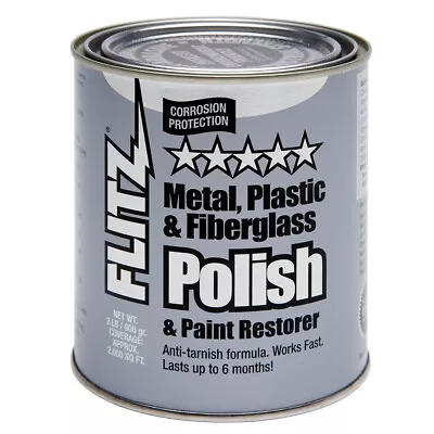 Flitz Polish - Paste - 2.0 Lb. Quart Can CA 03518-6 UPC 065925035186 • $57.74