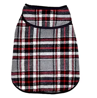 NWT Martha Stewart SM Plaid Barn Dog Coat 115682 • $27