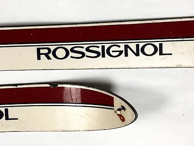 Vintage 70s Rossignol CM J 155cm Children’s Skis Display Decor NO BINDINGS • $37